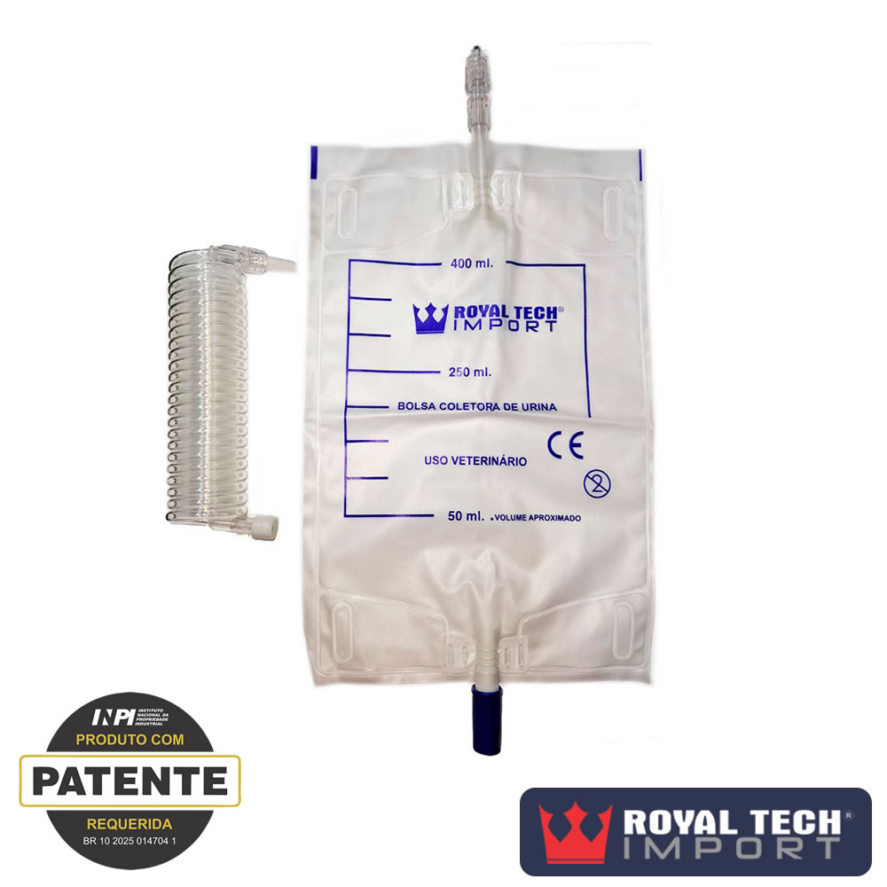 BOLSA COLETORA DE URINA 400ML (VETERINÁRIA) PCT10UN (RTI)