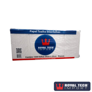 PAPEL INTERFOLHAS EXTRA LUXO (1000UN) 100% CELULOSE (20X20CM) 1PCT (RTI)