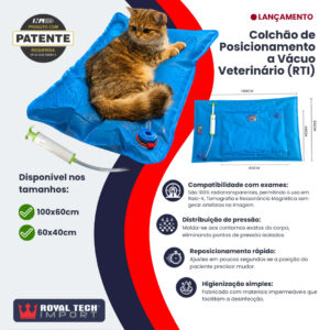 BOMBA A VÁCUO PARA COLCHÃO DE POSICIONAMENTO (MANUAL) VETERINÁRIO (RTI)